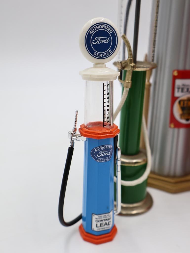 Collection of Metal Diecast Pump Replicas - 11