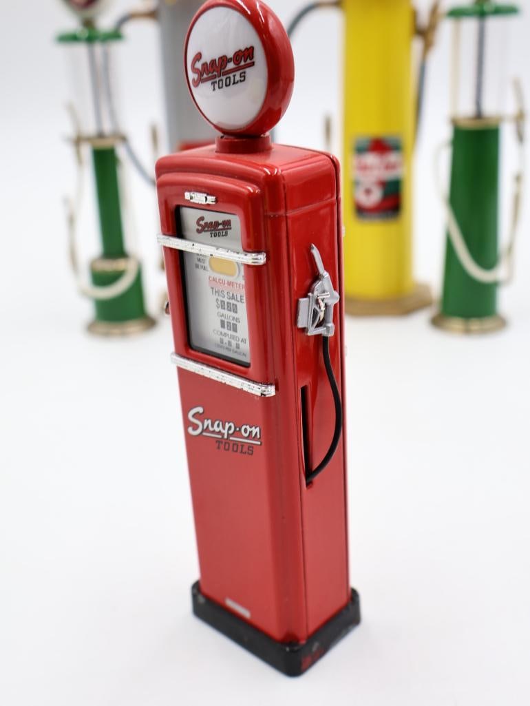 Collection of Metal Diecast Pump Replicas - 14