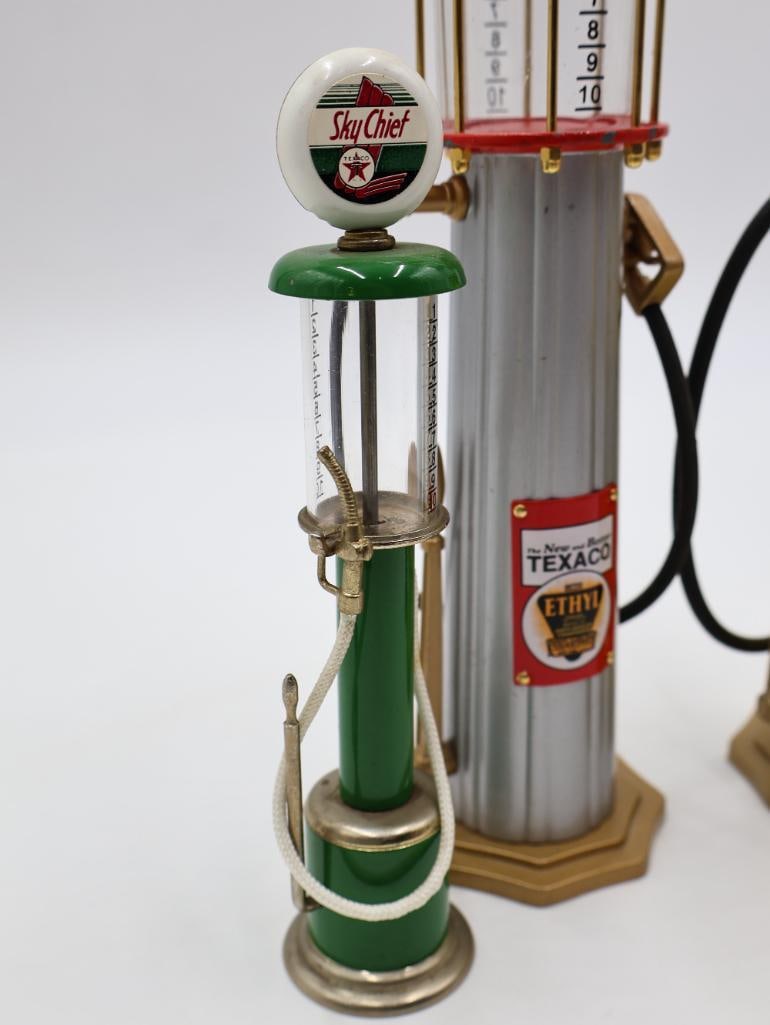 Collection of Metal Diecast Pump Replicas - 16