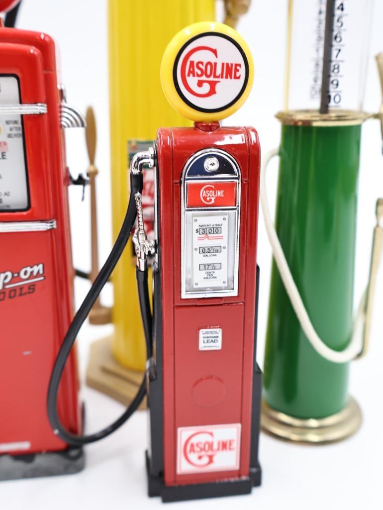 Collection of Metal Diecast Pump Replicas - 7