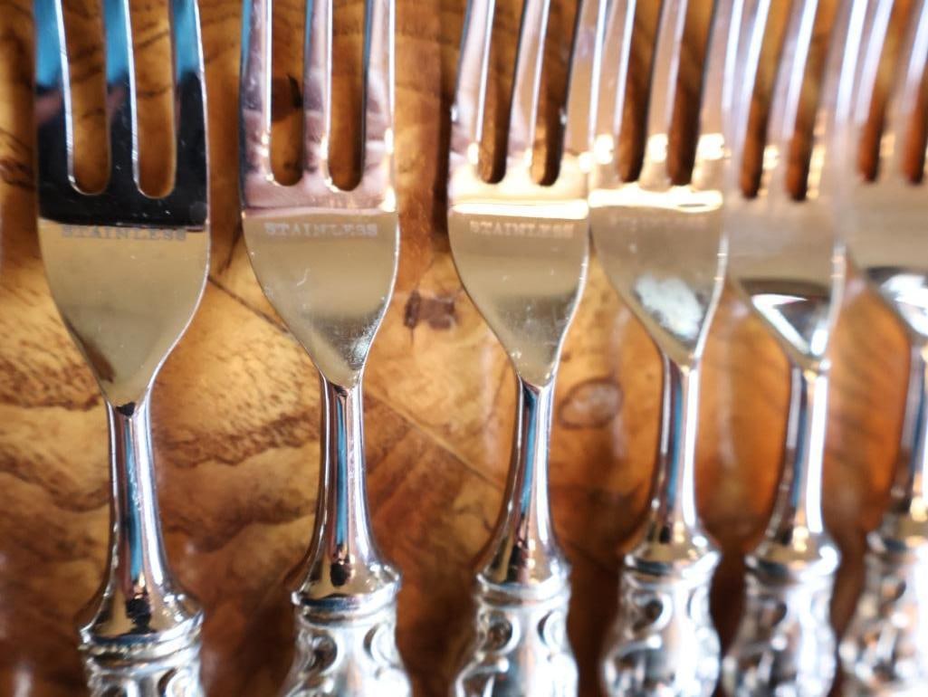 Antique Mother-of-Pearl Handled Flatware & Serving Utensil Collection - 10