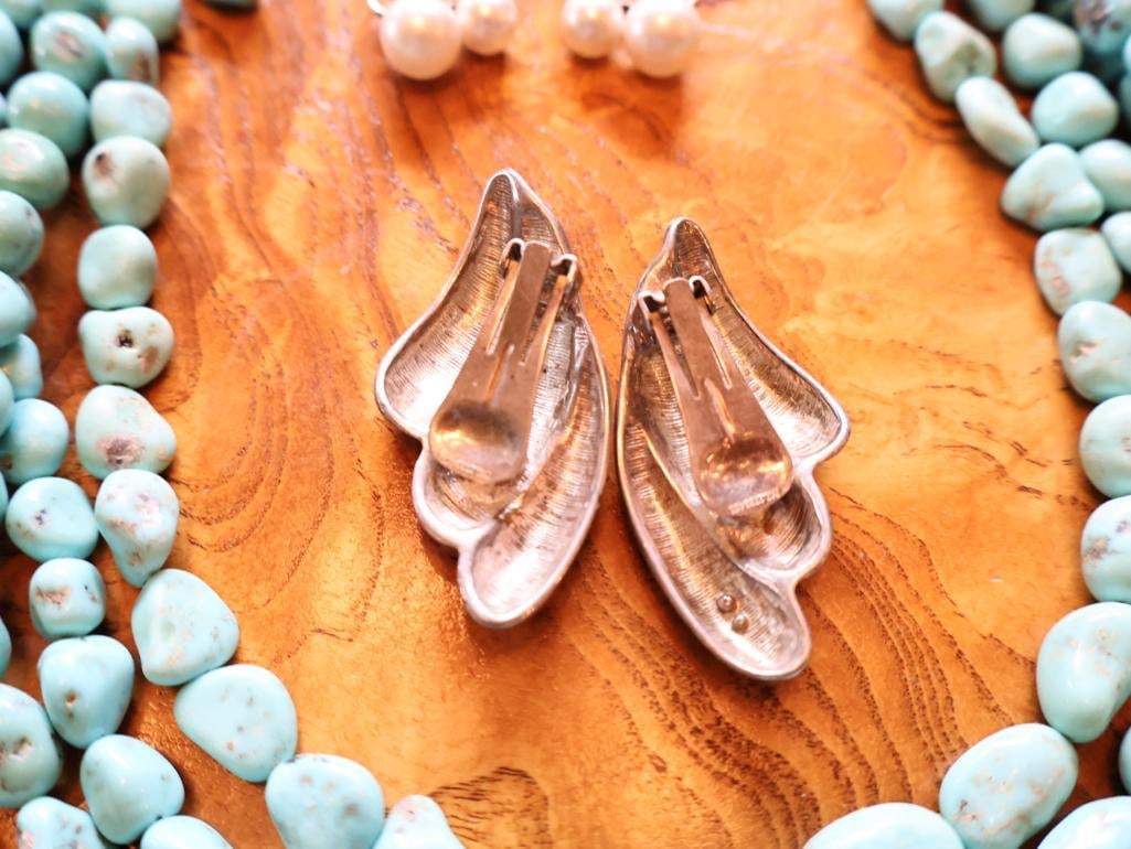 Turquoise and Pearl Jewelry Collection, Necklaces and Earrings - 8