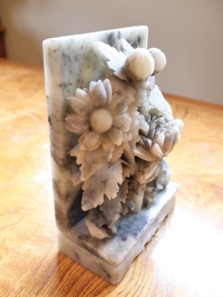 Three Chinese Carved Hardstone Decorative Sculptures - 13