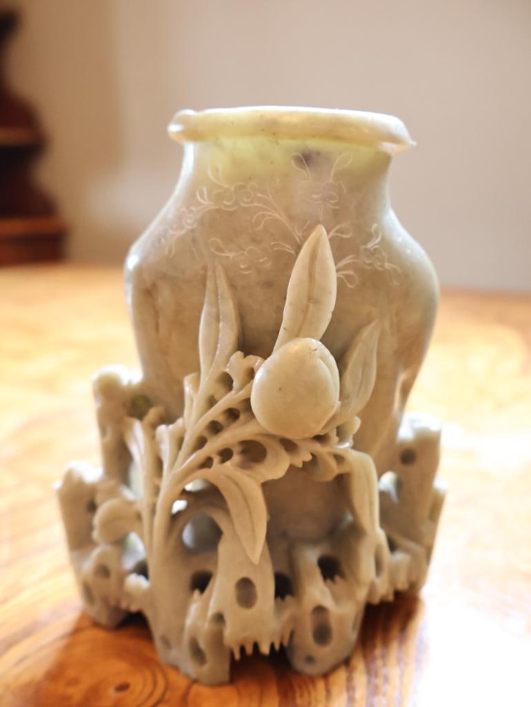 Three Chinese Carved Hardstone Decorative Sculptures - 8