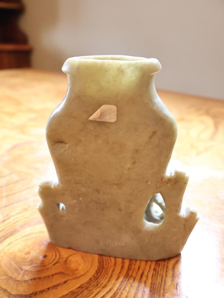 Three Chinese Carved Hardstone Decorative Sculptures - 9