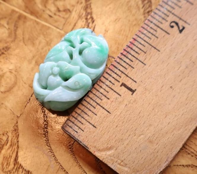 Jade Bead Jewelry Lot with 14K Gold Clasp and Carved Jade - 9
