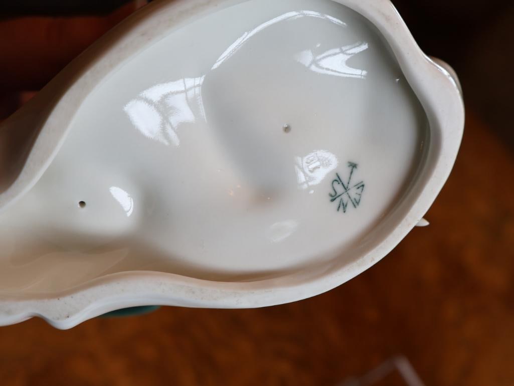 Antique European Porcelain & Pottery LHS Bavaria, Figural Pitcher & Birds - 16