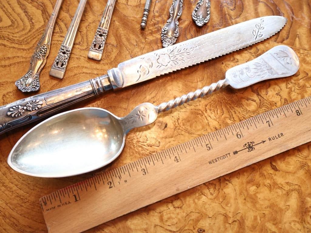 Antique & Vintage Serving and Flatware Assortment - 6