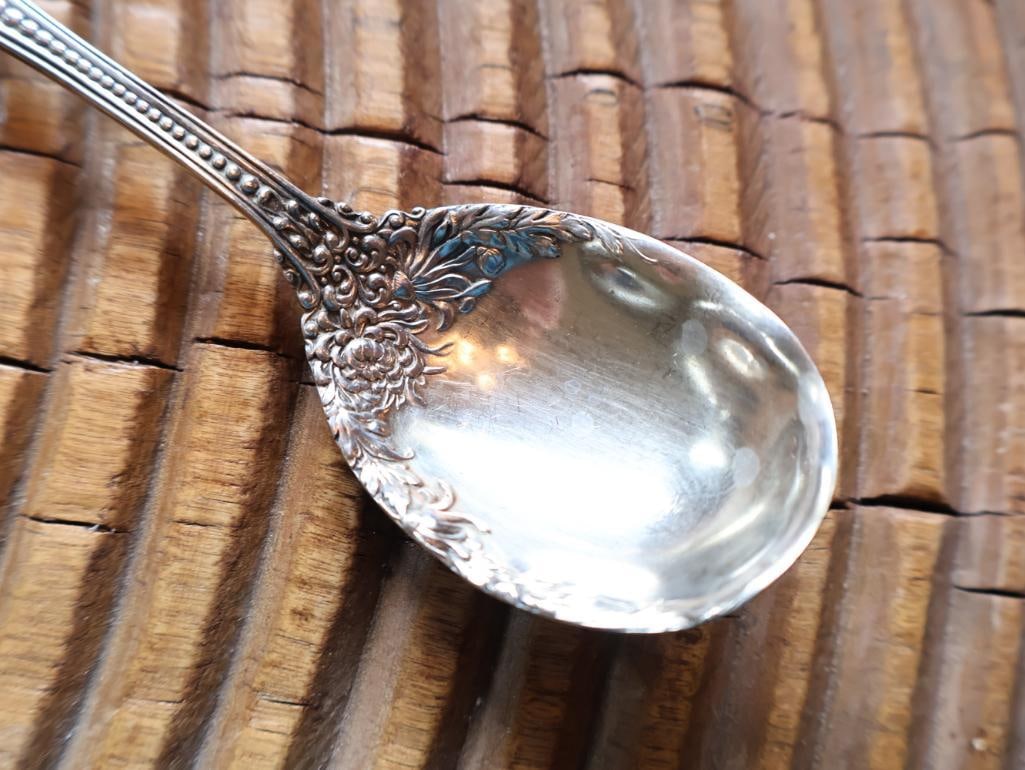 Lot of 3 Ornate Sterling Silver Serving Spoons, 94g - 3