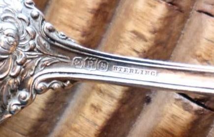 Lot of 3 Ornate Sterling Silver Serving Spoons, 94g - 5