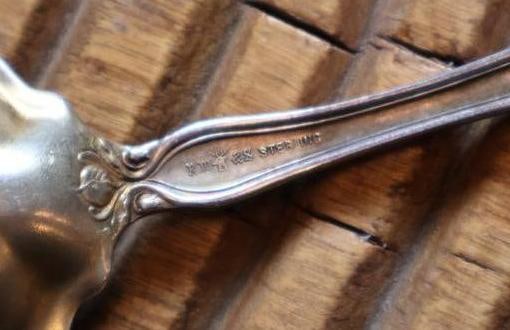Lot of 3 Ornate Sterling Silver Serving Spoons, 94g - 8