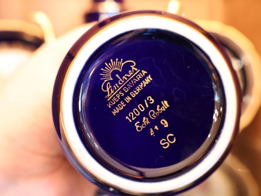 Schumann Arzberg Bavaria Echt Cobalt Porcelain Coffee & Dessert Service - 13