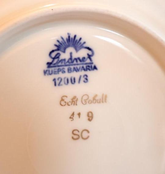 Schumann Arzberg Bavaria Echt Cobalt Porcelain Coffee & Dessert Service - 3