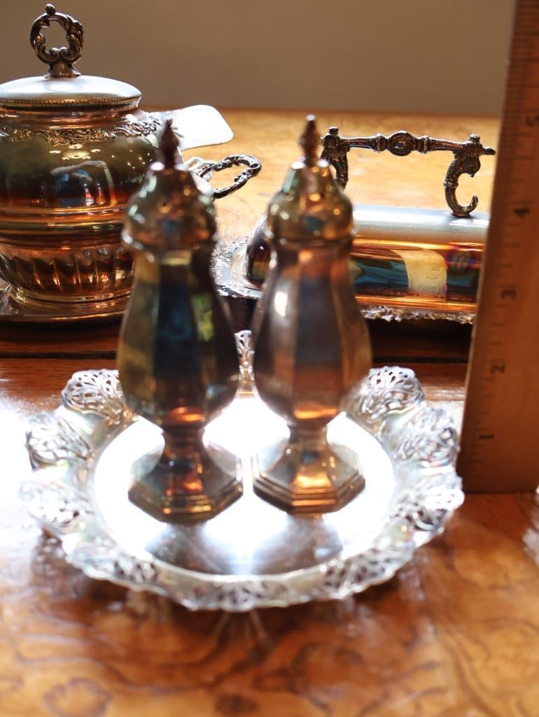 Vintage Silver-Plated Tableware and Serving Pieces - 18