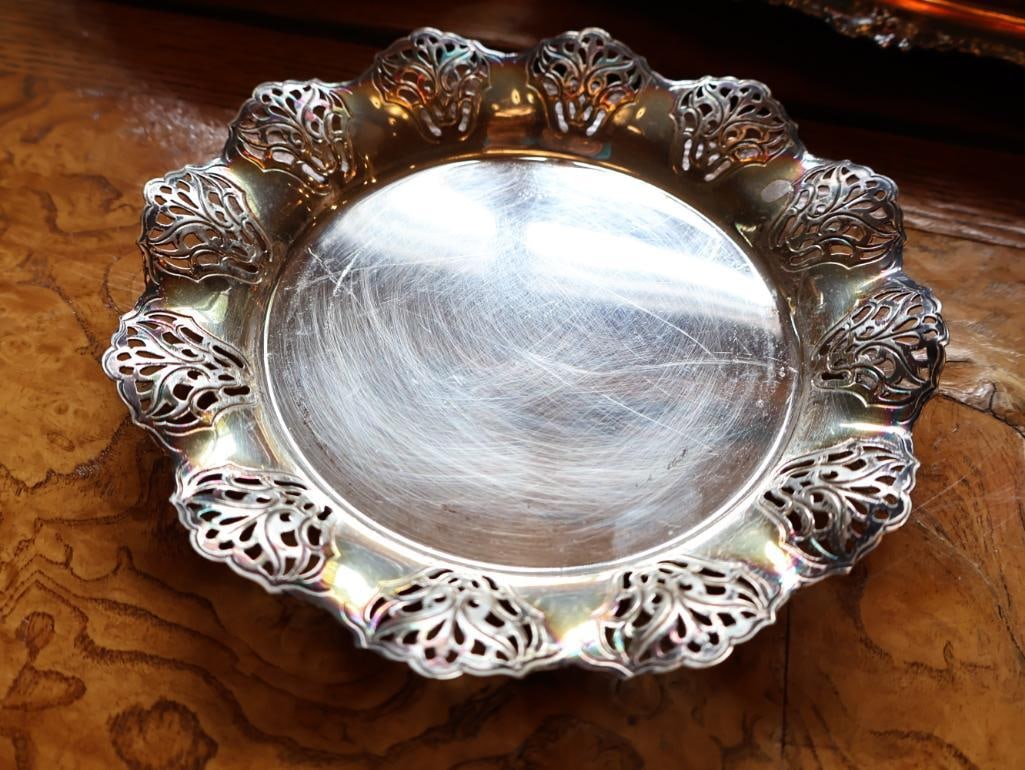 Vintage Silver-Plated Tableware and Serving Pieces - 20