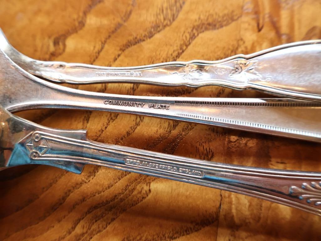 Vintage Silver-Plated Tableware and Serving Pieces - 5