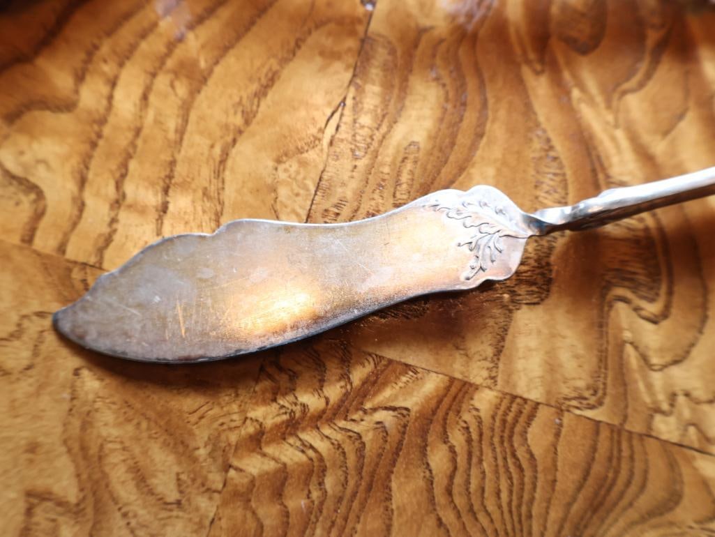 Vintage Turkish Souvenir Demitasse Spoon Marked 800, sterling and Plated Flatware - 16