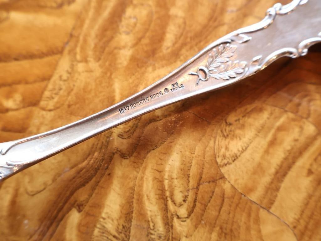 Vintage Turkish Souvenir Demitasse Spoon Marked 800, sterling and Plated Flatware - 20