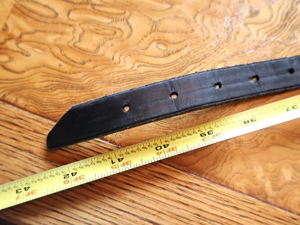 Vintage Navajo George Jones Sterling Silver Concho Bench Belt, 42 in. - 4