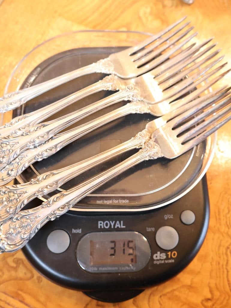 31 Pc Gorham Sterling Silver Flatware Set with Serving Piece - 17