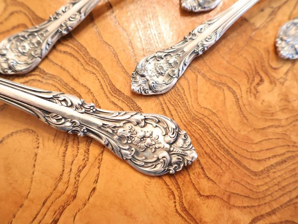 31 Pc Gorham Sterling Silver Flatware Set with Serving Piece - 3