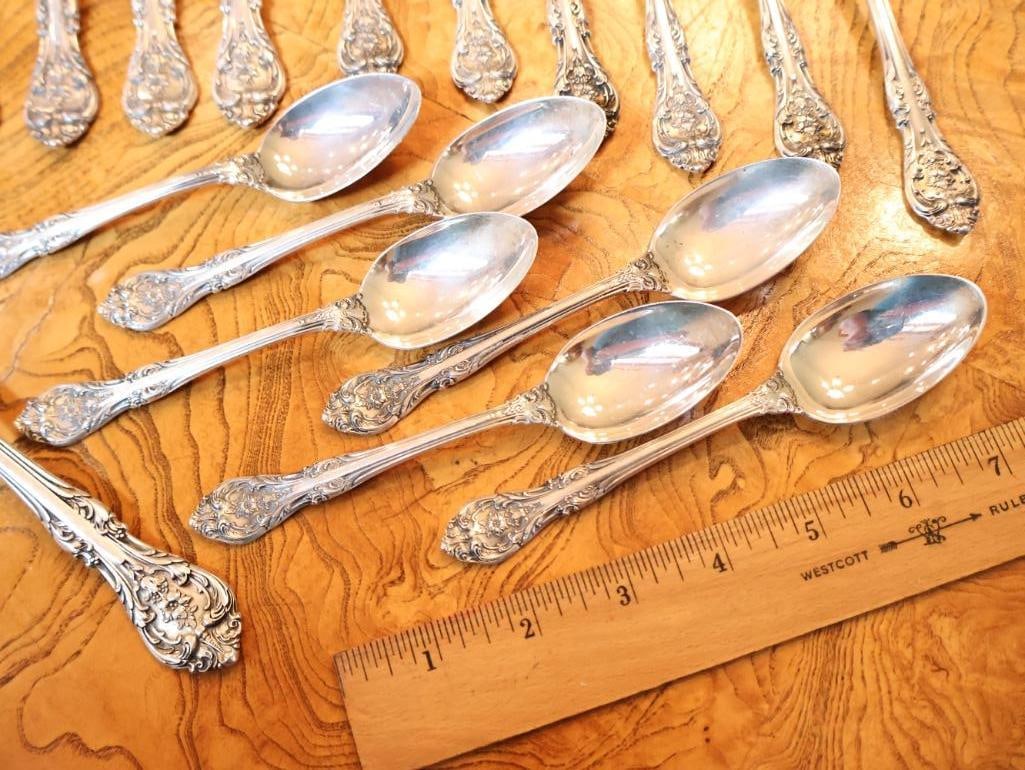 31 Pc Gorham Sterling Silver Flatware Set with Serving Piece - 5