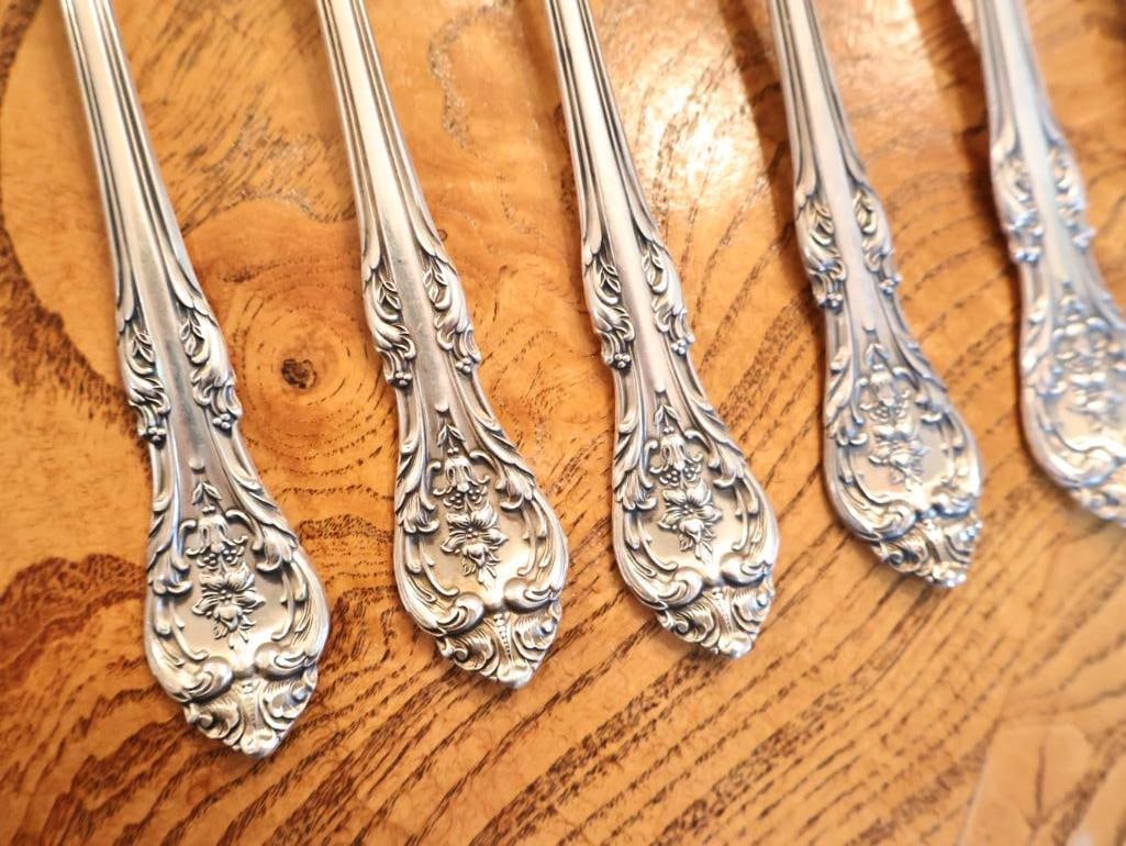 31 Pc Gorham Sterling Silver Flatware Set with Serving Piece - 9