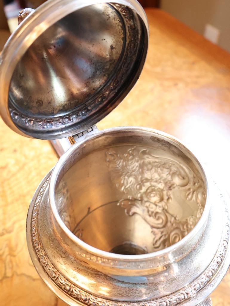 Frank M. Whiting & Co. Hand-Chased Sterling Silver Teapot - 7