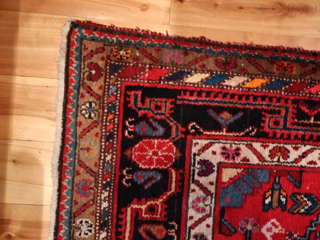 Hand-Knotted Persian Style Wool Area Rug - 10
