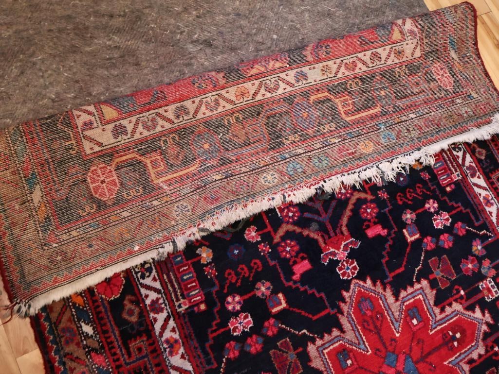Hand-Knotted Persian Style Wool Area Rug - 14