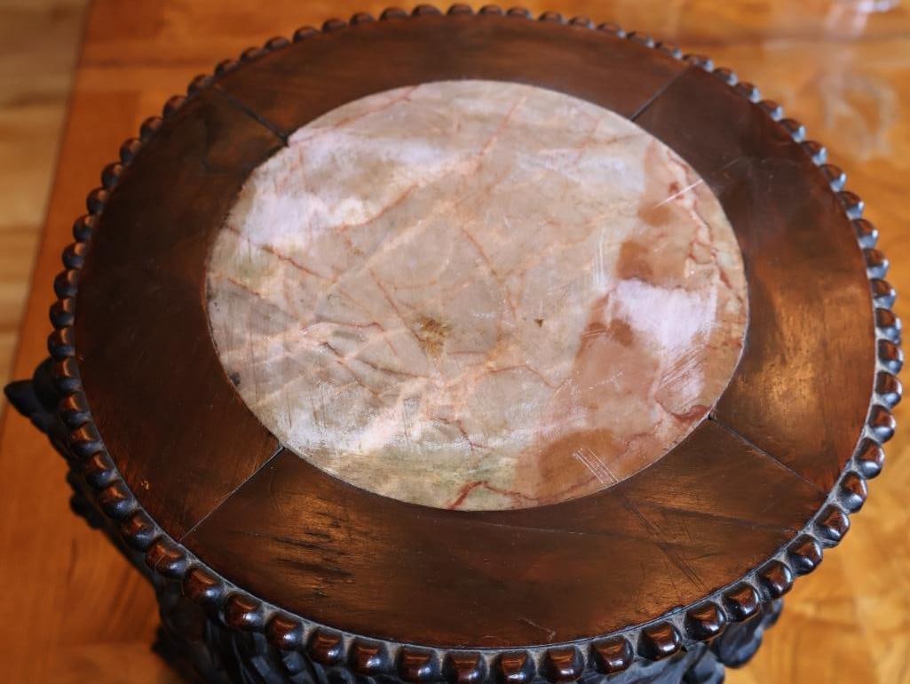 Antique Chinese Carved Plant Stand - 2