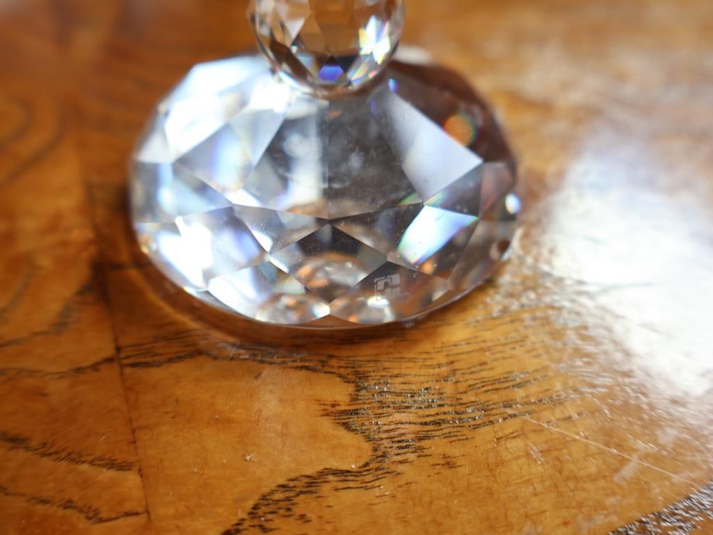 Assorted Vintage Clear Crystal and Art Glass Decorative Accessories - 15