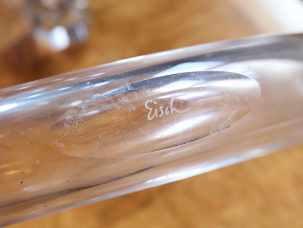Assorted Vintage Clear Crystal and Art Glass Decorative Accessories - 4