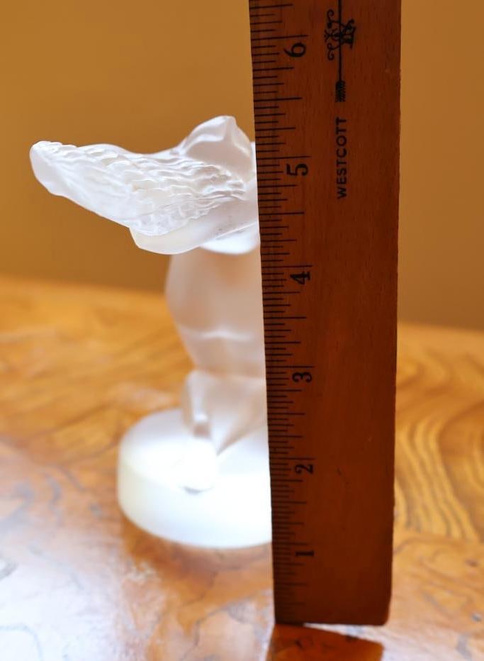 Lalique France Danseuse Frosted Crystal Nude Female Figurine - 3