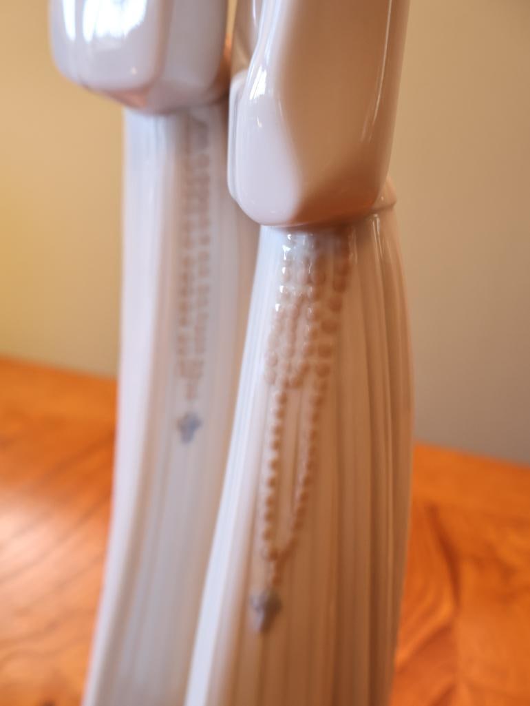 Lladro Nuns Porcelain Figurine Two Sisters, Approx. 13" H - 3