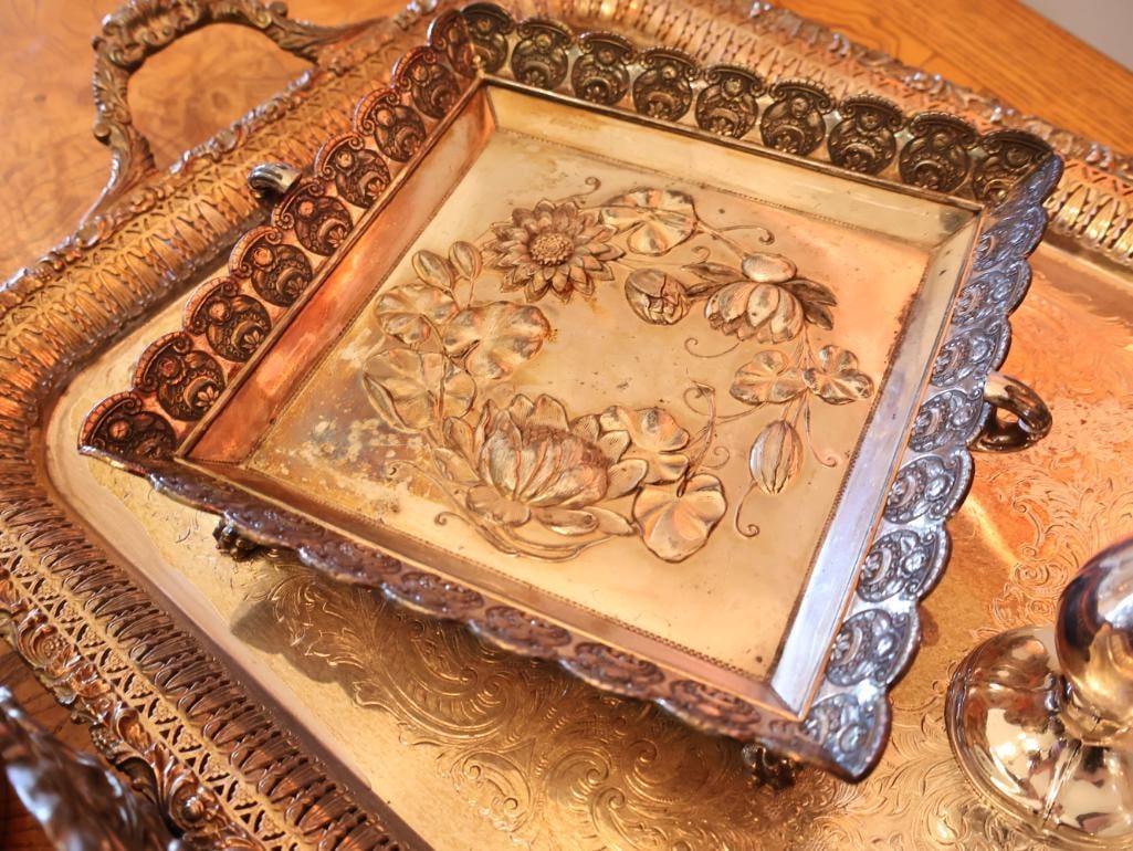 Vintage Silverplate Serving Collection - 8