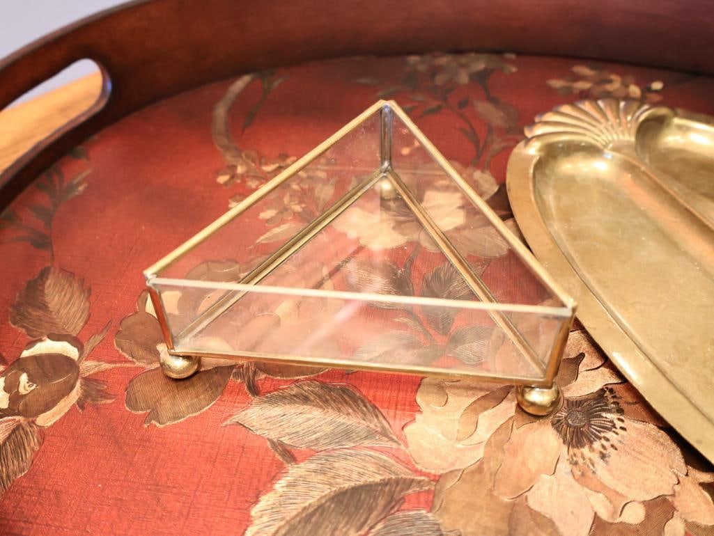 Brass Style Desk Lamp, Trays, and More - 10