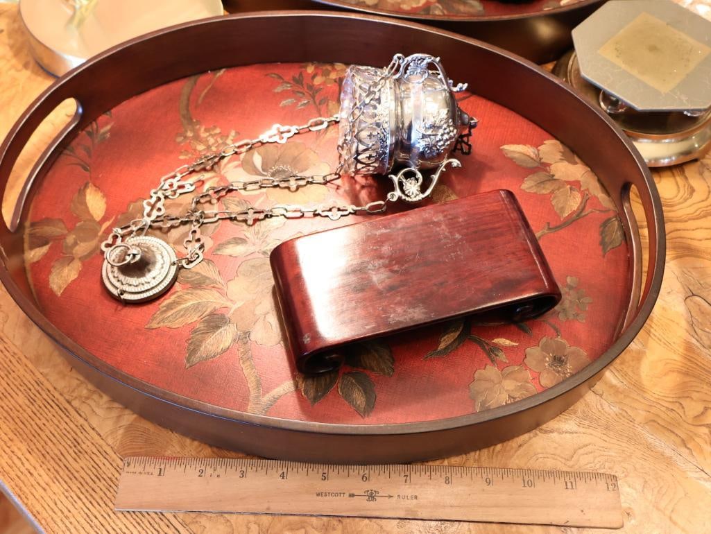 Brass Style Desk Lamp, Trays, and More - 2