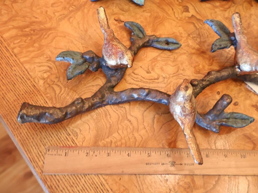 Metal Bird and Botanical Decor - 3