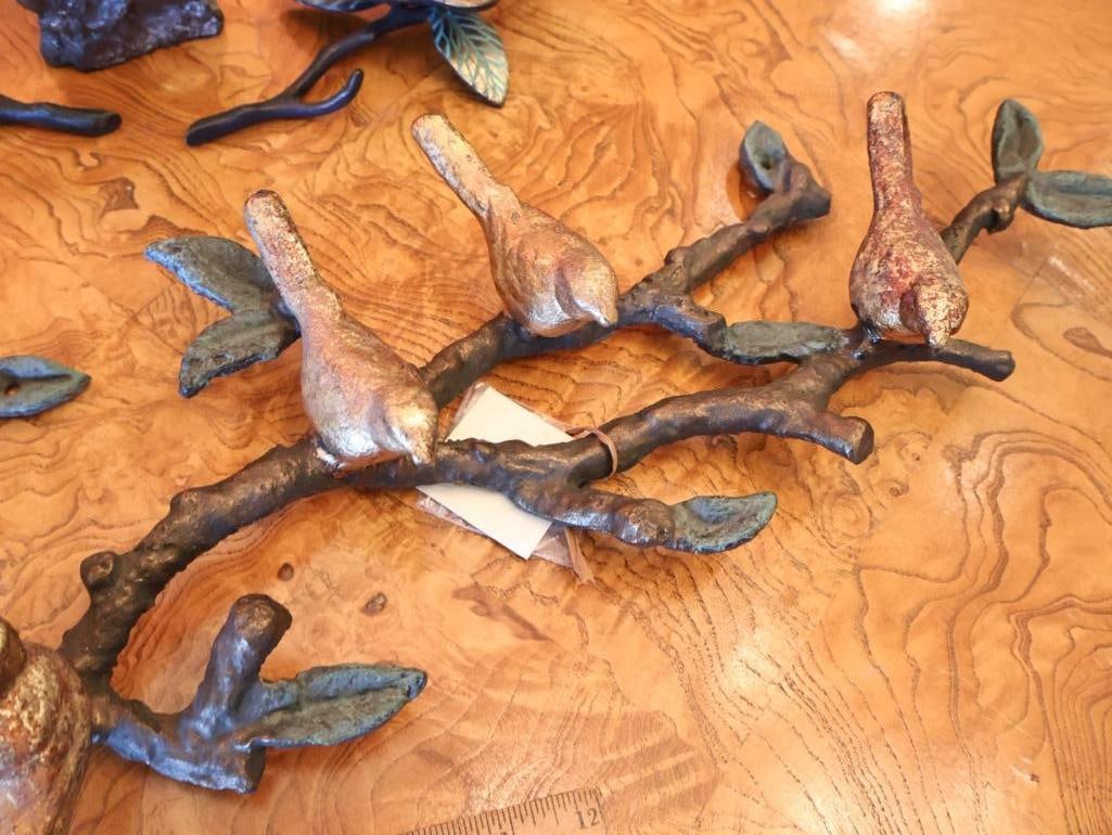 Metal Bird and Botanical Decor - 4