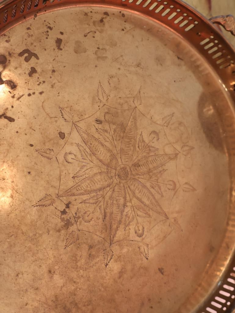 Vintage Hand Painted Floral Trays and More - 19