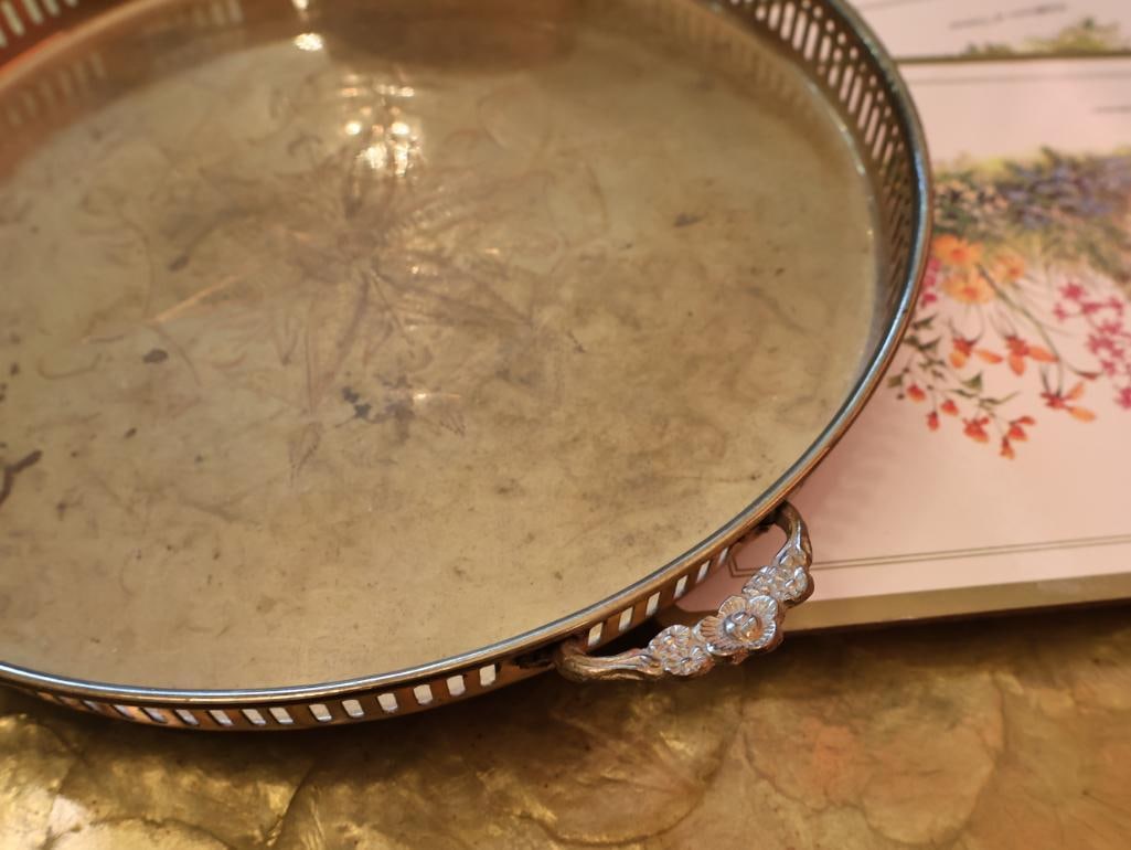Vintage Hand Painted Floral Trays and More - 20
