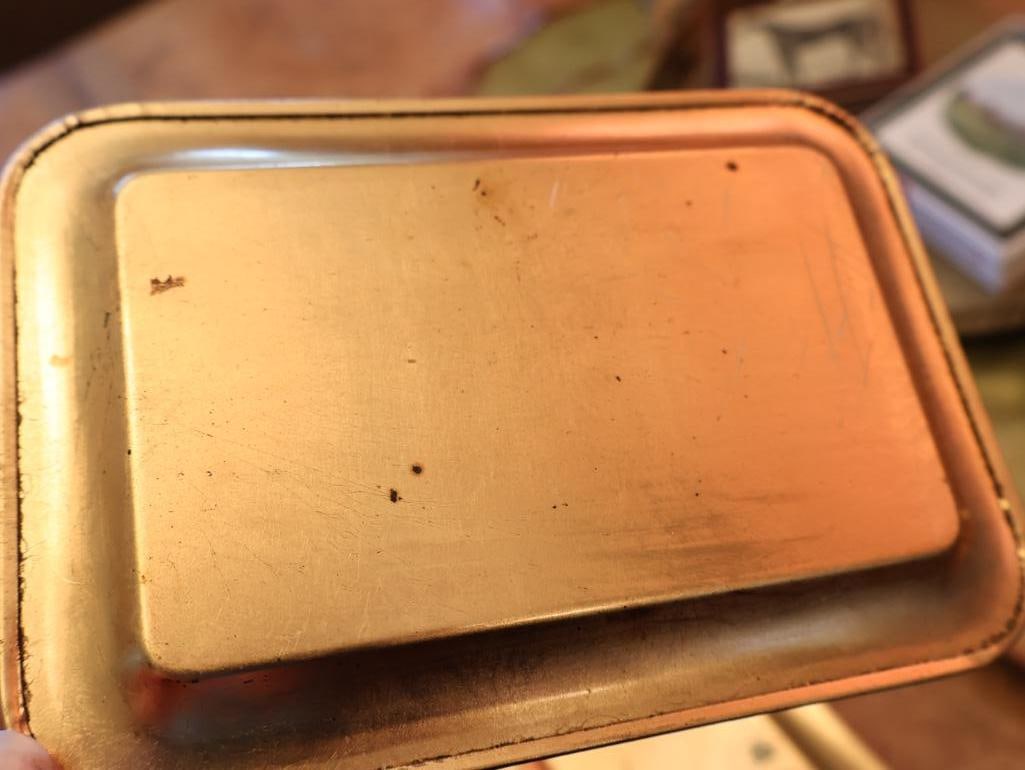 Vintage Hand Painted Floral Trays and More - 7