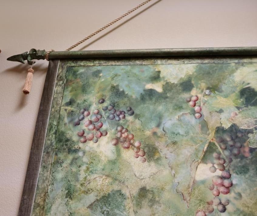 Hanging Tapis Art Canvas of Grapes Artwork - 3