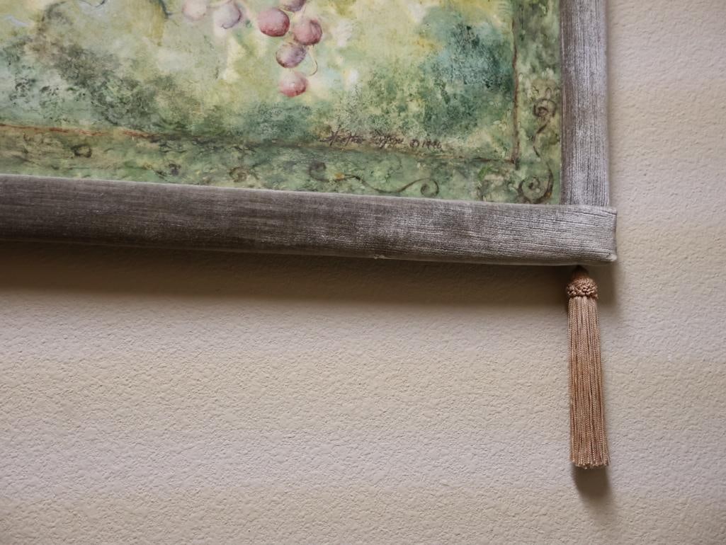 Hanging Tapis Art Canvas of Grapes Artwork - 7