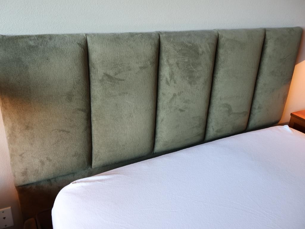 Sage Green Tufted Modern Queen Size Adjustable Bed Frame - 5