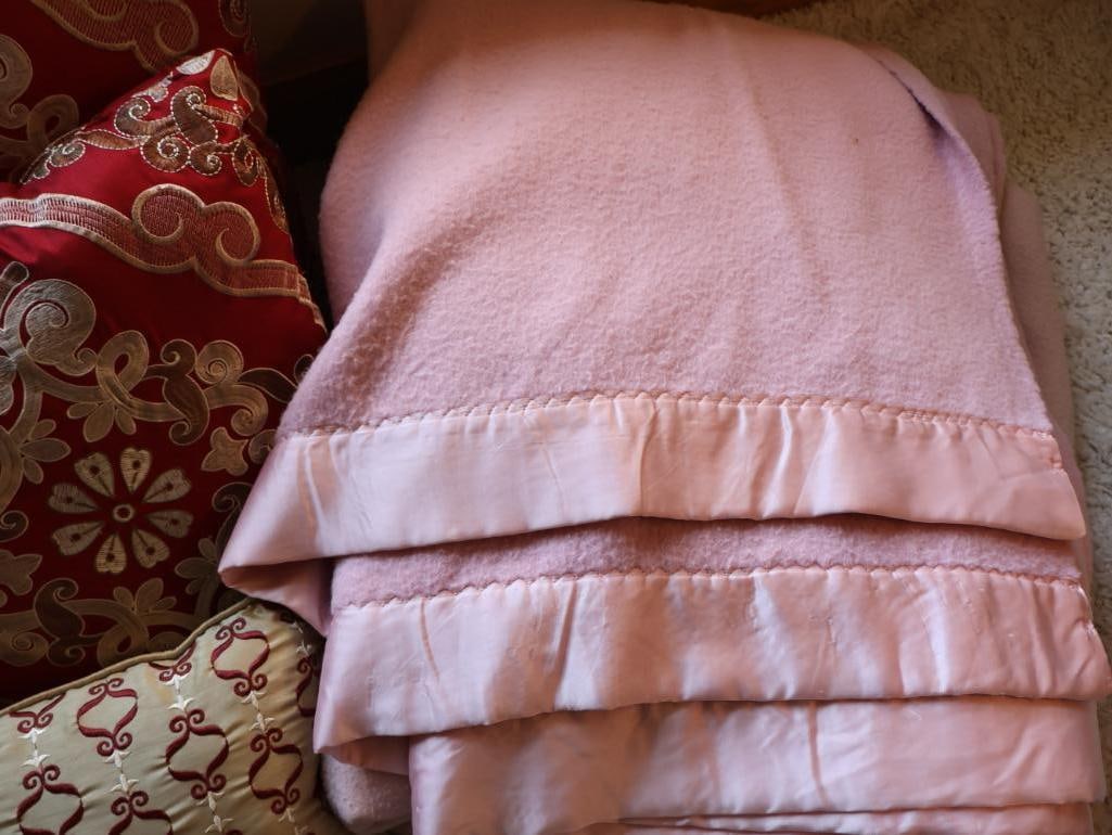 Collection of Red Bedding and Pillows - 7