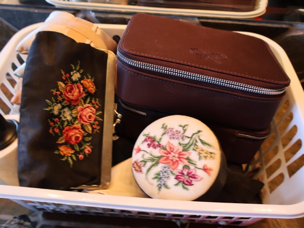 Collection of Hats, Scarves, and Closet Essentials - 11