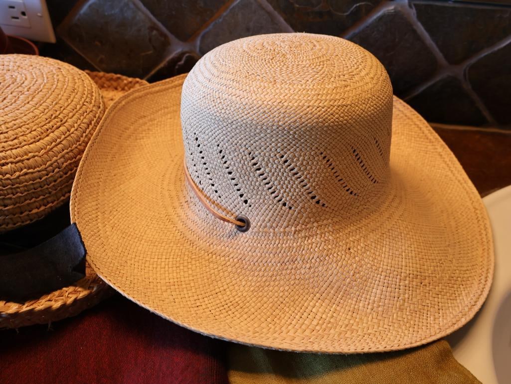 Collection of Hats, Scarves, and Closet Essentials - 5