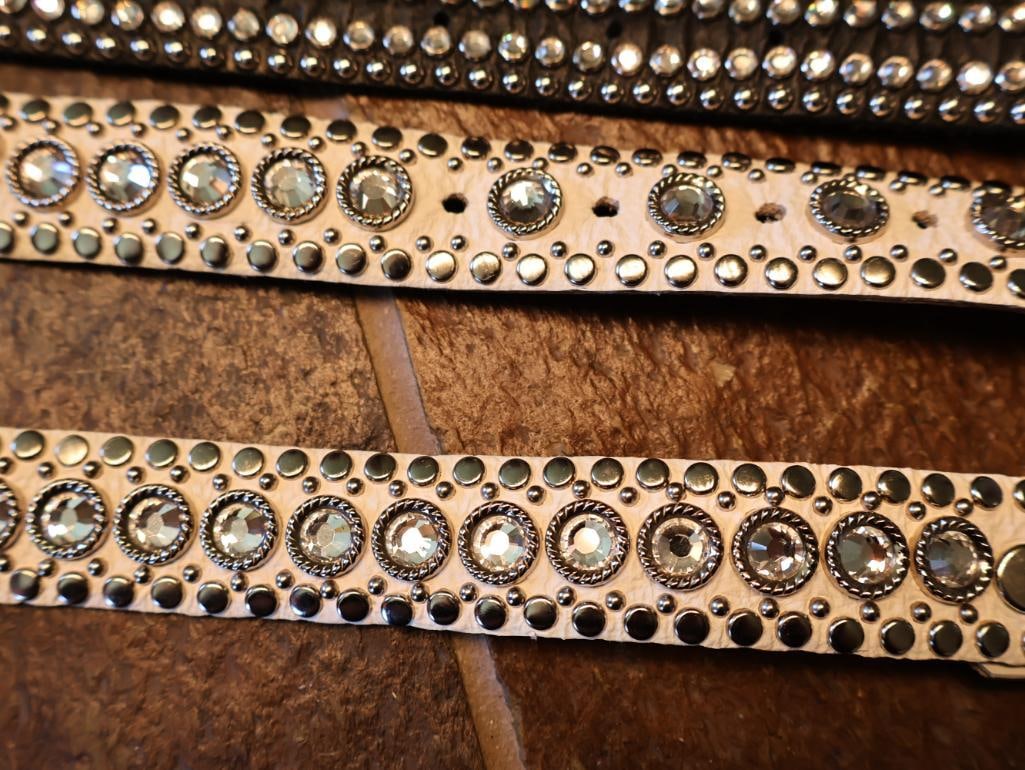 Two Kippy Rhinestone Bedazzled Belts - 4